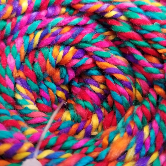 4 Cakes of Darn Good Yarn Twisting Rainbows - Recycled Silk - Picture 2 of 5